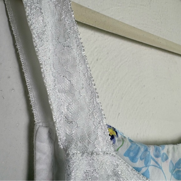 EILEEN WEST Floral Sleeveless 100% Cotton Nightgown Prairie Cottage 3X - Picture 9 of 16